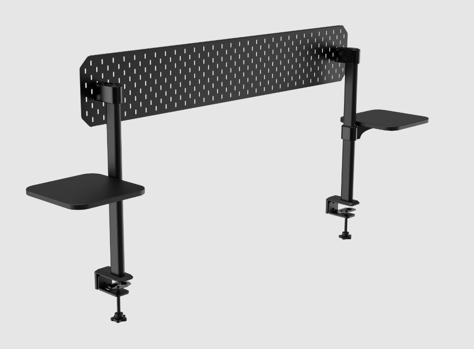 Tablero perforado para escritorio PCGD-BOARD de color negro