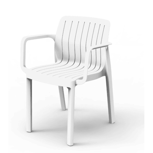 Cadeira de jardim LEA cor branco Cadeira de jardim LEA cor branco