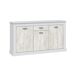 Aparador DACITE 158x87x40cm 3 puertas y 1 cajón Aparador DACITE 158x87x40cm 3 puertas y 1 cajón Blanco