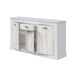 Aparador DACITE 158x87x40cm 3 puertas y 1 cajón Aparador DACITE 158x87x40cm 3 puertas y 1 cajón Blanco