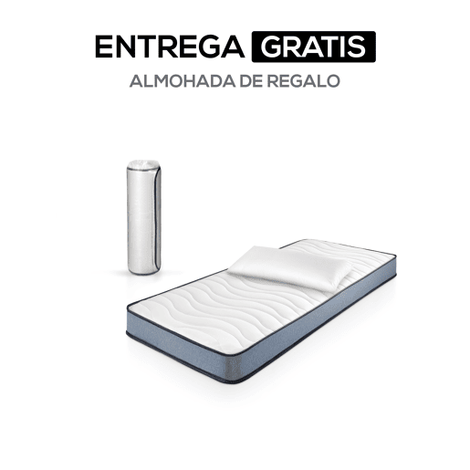Colchão SHERPA 15 90x190cm SOMNALIS espuma com almofada