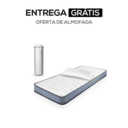 Colchão SHERPA 15 90x190cm SOMNALIS espuma com almofada