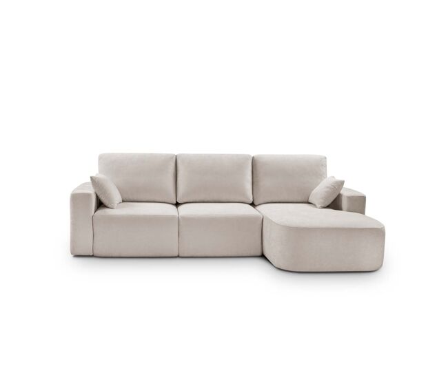 Chaise longue derecha 294cm round color beige
