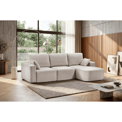 Chaise longue direita ROUND 294cm bege Chaise longue direita ROUND 294cm bege