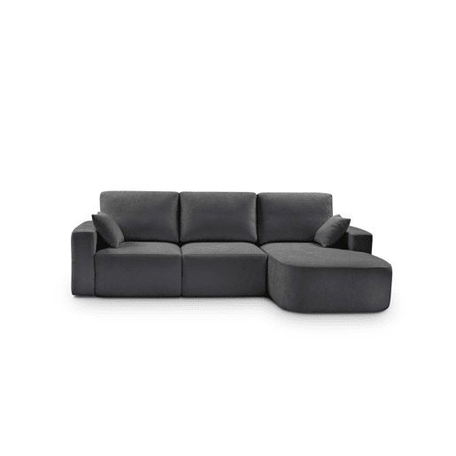 Chaise longue direita ROUND 294cm antracite