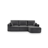 Chaise longue direita ROUND 294cm antracite