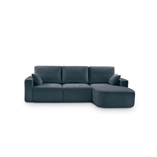 Chaise longue direita ROUND 294cm azul