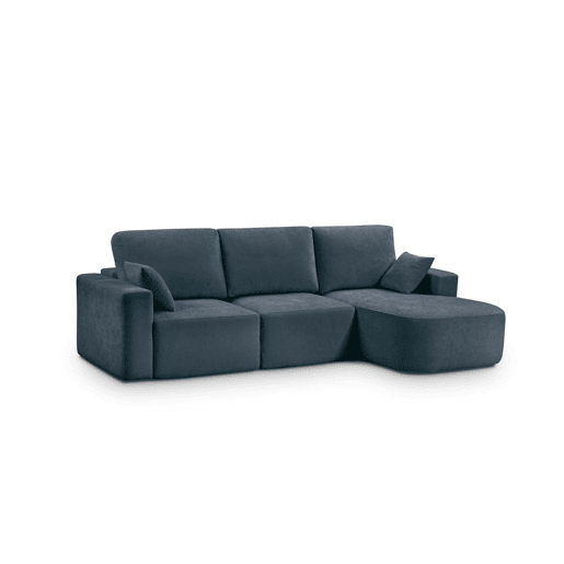 Chaise longue direita ROUND 294cm azul