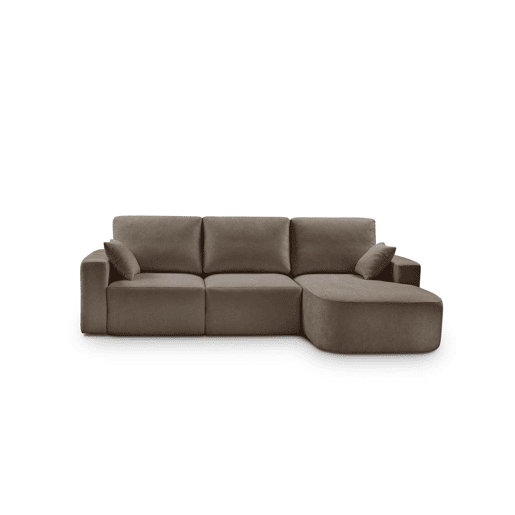 Chaise longue direita ROUND 234cm vison