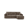 Chaise longue direita ROUND 234cm vison