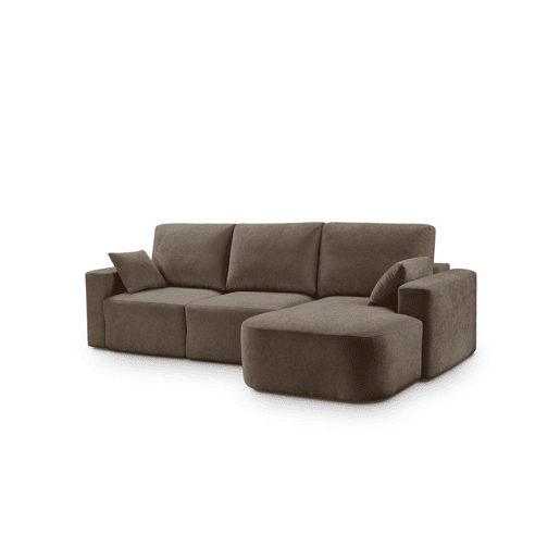 Chaise longue direita ROUND 234cm vison