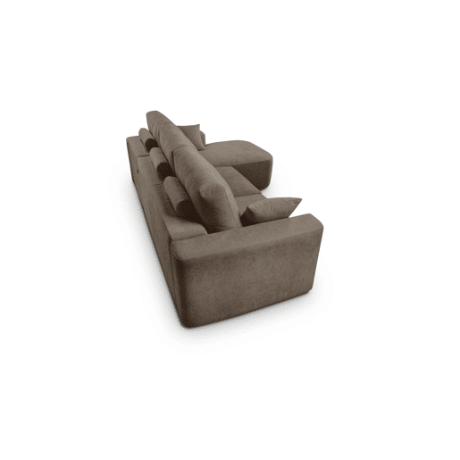 Chaise longue direita ROUND 234cm vison