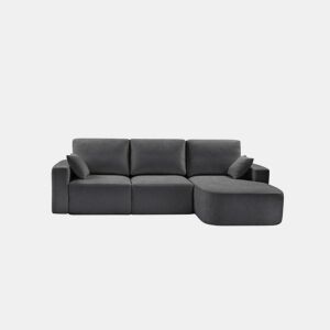 Chaise longue direita ROUND 234cm antracite