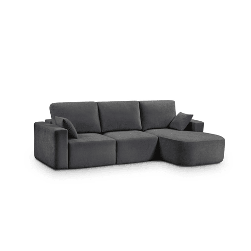Chaise longue direita ROUND 234cm antracite Chaise longue direita ROUND 234cm antracite