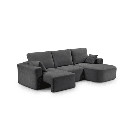 Chaise longue direita ROUND 234cm antracite Chaise longue direita ROUND 234cm antracite