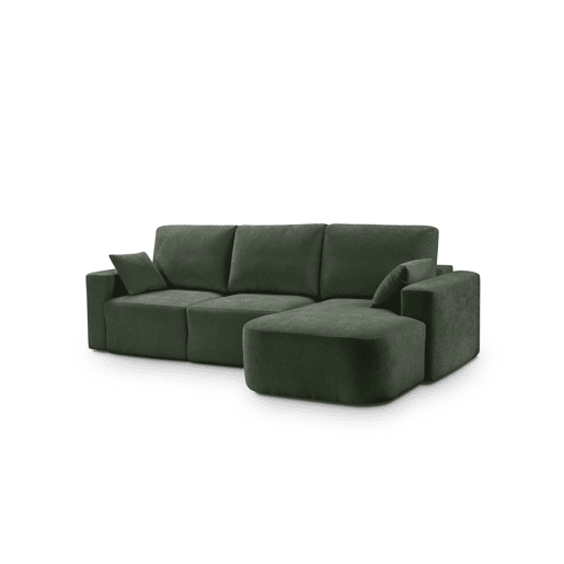 Chaise longue direita ROUND 234cm verde