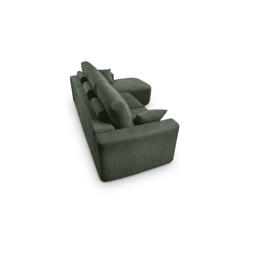 Chaise longue direita ROUND 234cm verde