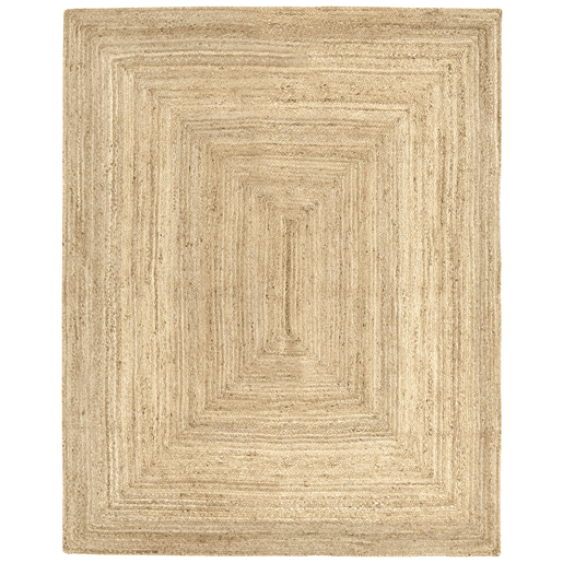 Tapete de juta ALHAMBRA 200x250cm cor natural Tapete de juta ALHAMBRA 200x250cm cor natural