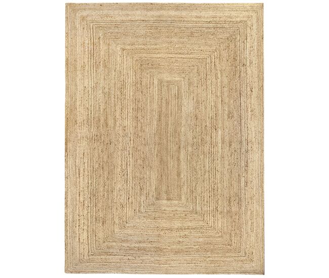Alfombra yute alhambra 240x350cm color natural