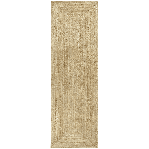 Tapete de juta ALHAMBRA 80x250cm cor natural