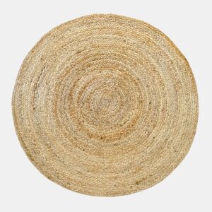 Tapete redondo de juta ALHAMBRA 100cm cor natural