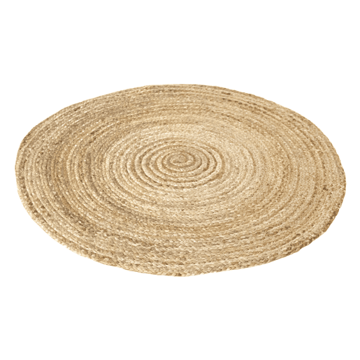 Tapete redondo de juta ALHAMBRA 100cm cor natural Tapete redondo de juta ALHAMBRA 100cm cor natural