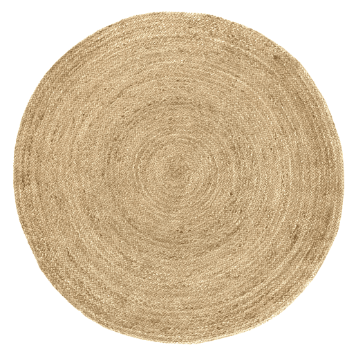 Tapete redondo de juta ALHAMBRA 150cm cor natural
