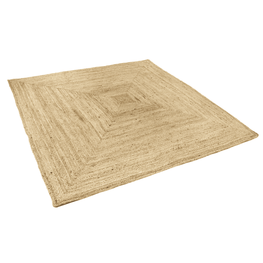 Tapete de juta ALHAMBRA 200x200cm cor natural
