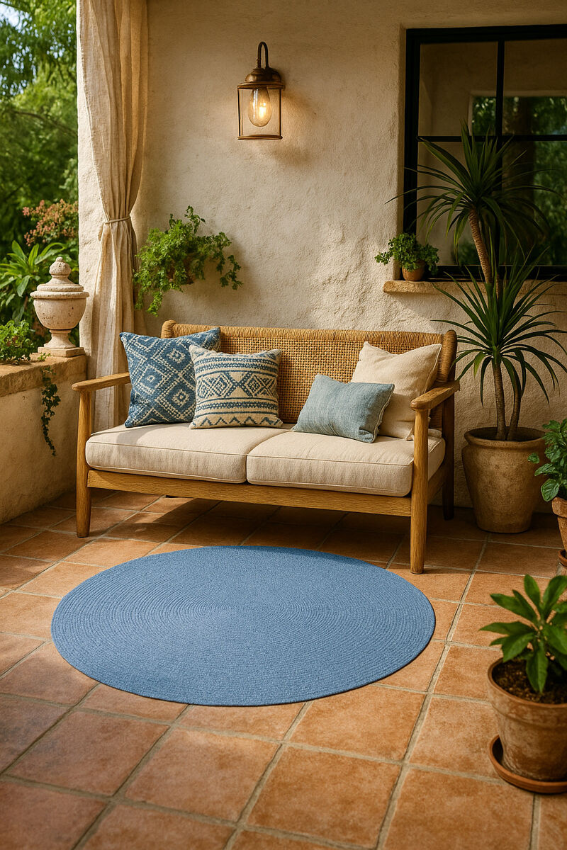 Alfombra in&out GAYA redonda 120cm colores surtidos