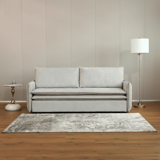 Sofá cama 3 lugares KEITH cor cinza