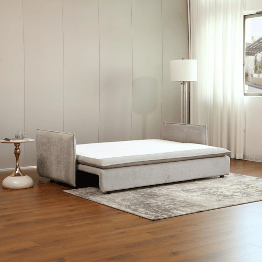 Sofá cama 3 lugares KEITH cor cinza