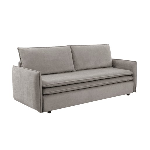 Sofá cama 3 lugares KEITH cor cinza Sofá cama 3 lugares KEITH cor cinza