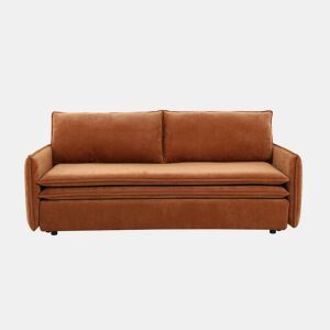 Sofá cama 3 lugares KEITH cor terracota