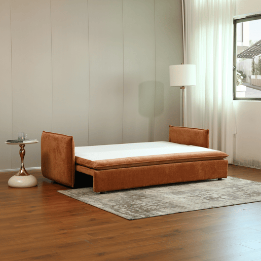 Sofá cama 3 lugares KEITH cor terracota