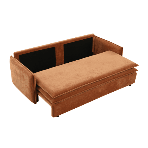 Sofá cama 3 lugares KEITH cor terracota