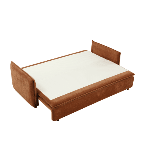 Sofá cama 3 lugares KEITH cor terracota