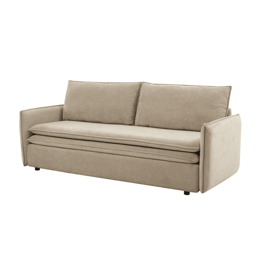 Sofá cama 3 lugares KEITH cor bege