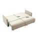 Sofá cama 3 plazas KEITH Sofá cama 3 plazas KEITH Beige