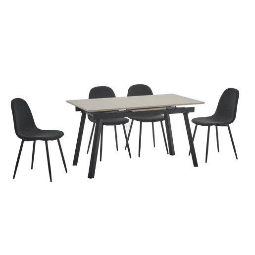 Conjunto de jantar STARK com 1 mesa e 4 cadeiras Conjunto de jantar STARK com 1 mesa e 4 cadeiras