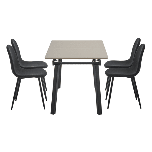 Conjunto de jantar STARK com 1 mesa e 4 cadeiras Conjunto de jantar STARK com 1 mesa e 4 cadeiras