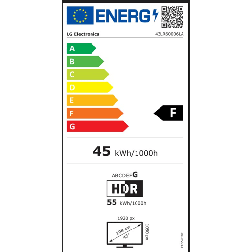 Smart TV de 43 polegadas LG modelo 43LR60006LA Smart TV de 43 polegadas LG modelo 43LR60006LA