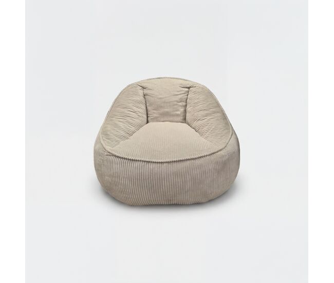 Puff poltrona miky 85x90x70cm color beige