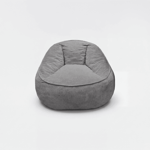 Puff cadeirão MIKY 85x90x70cm cinza