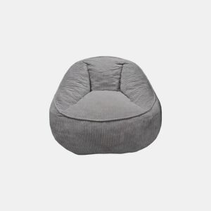 Puff cadeirão MIKY 85x90x70cm cinza