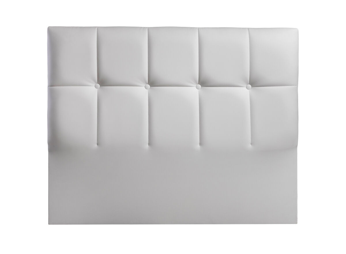 Cabecero MOZART 145x115x7cm semipiel blanco