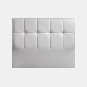 Cabeceira MOZART 145x115x7cm pele sintética branco