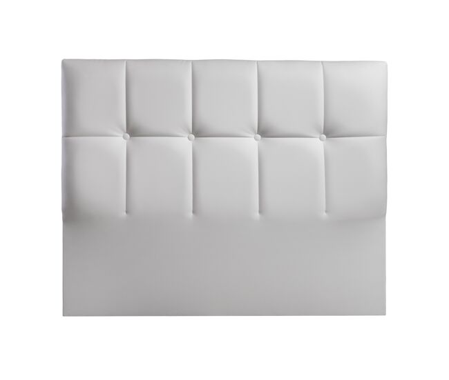 Cabecero MOZART 145x115x7cm semipiel blanco