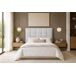 Cabecero MOZART 145x115x7cm semipiel blanco Cabecero MOZART 145x115x7cm semipiel blanco Blanco