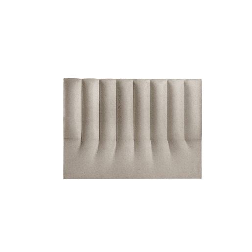 Cabeceira GOYA 160x115x7cm pele de borrego bege