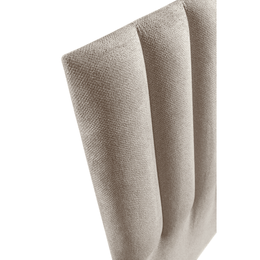 Cabeceira GOYA 160x115x7cm pele de borrego bege